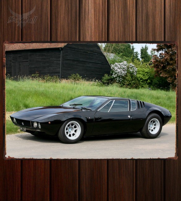 Металлическая табличка De Tomaso Mangusta 214 Металлическая табличка De Tomaso Mangusta 214